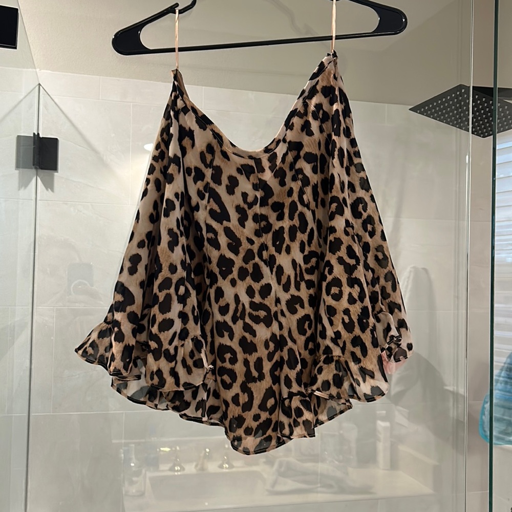 Cheetah skort